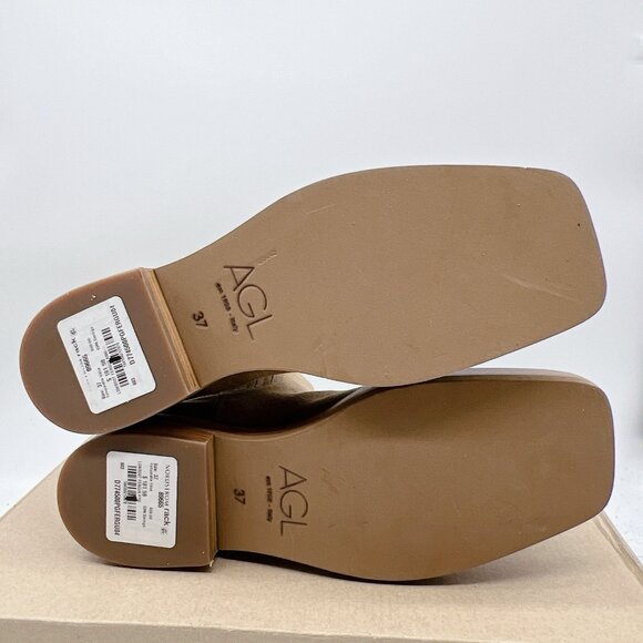 AGL Rina Women’s Ankle Boots Camel Brown Suede Pull On Booties EU 37 US 7 - Picture 12 of 15